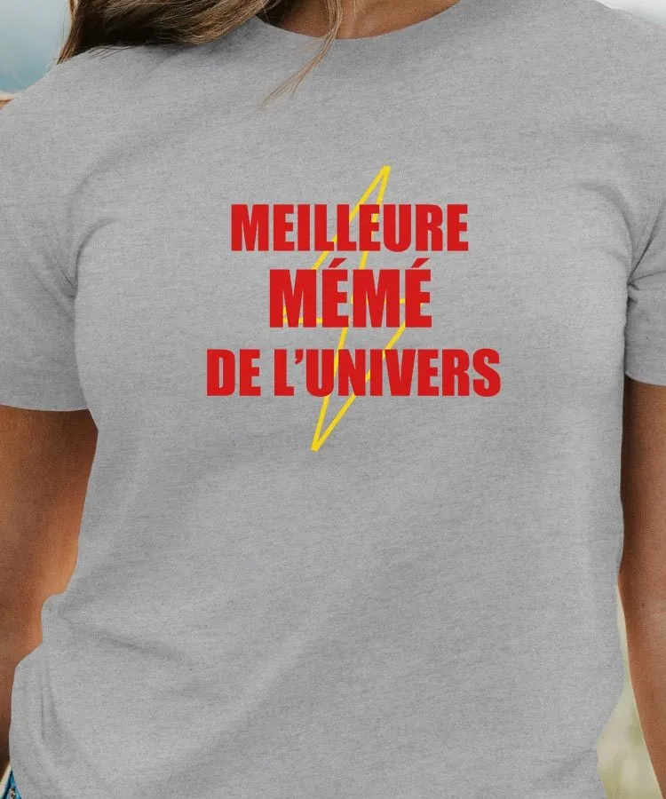 T-Shirt Meilleure Mémé de l'univers Pour femme