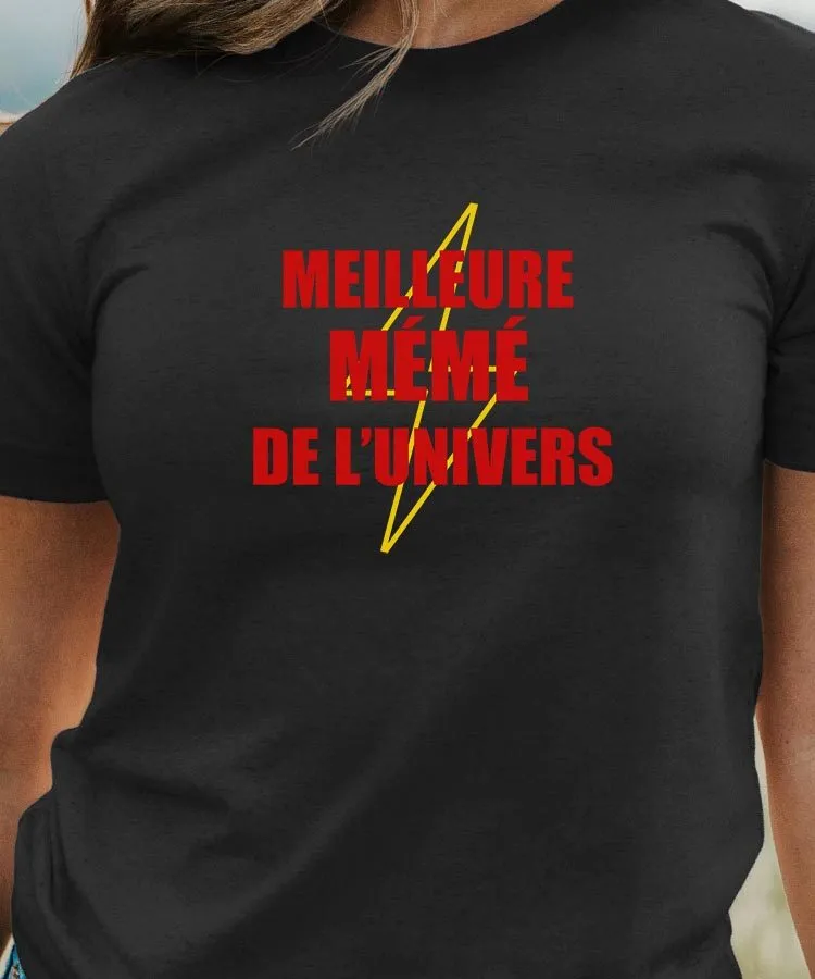 T-Shirt Meilleure Mémé de l'univers Pour femme