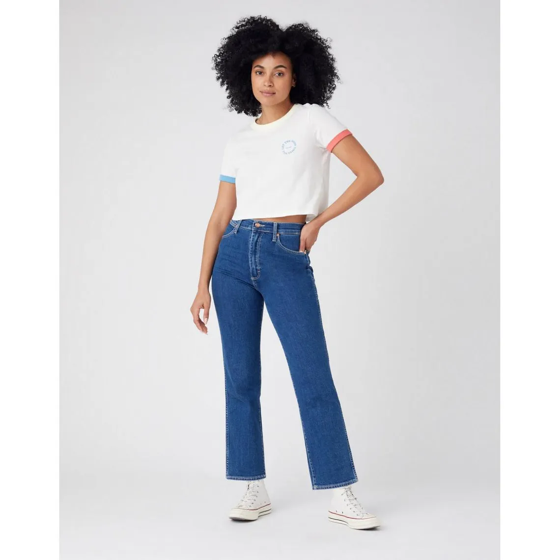 T-Shirt pour femme blanc en coton  | 3 Suisses