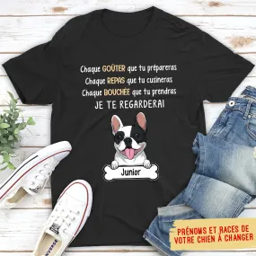 T-shirt Unisex Personnalisé - Je Te Regarderai À Chaque Fois