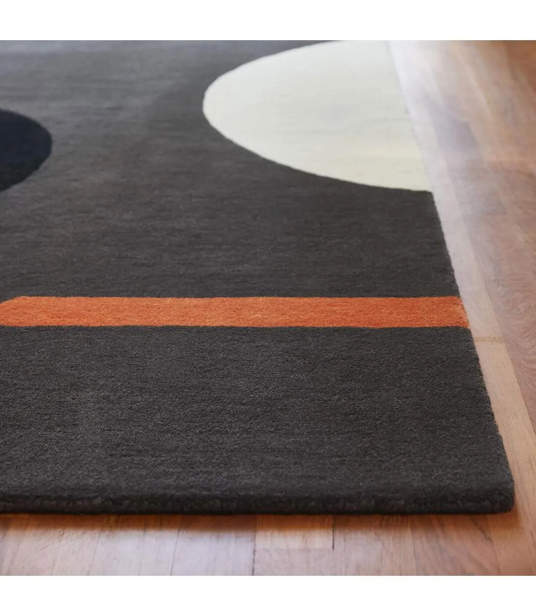 Tapis salon GEOWER tufté main en laine