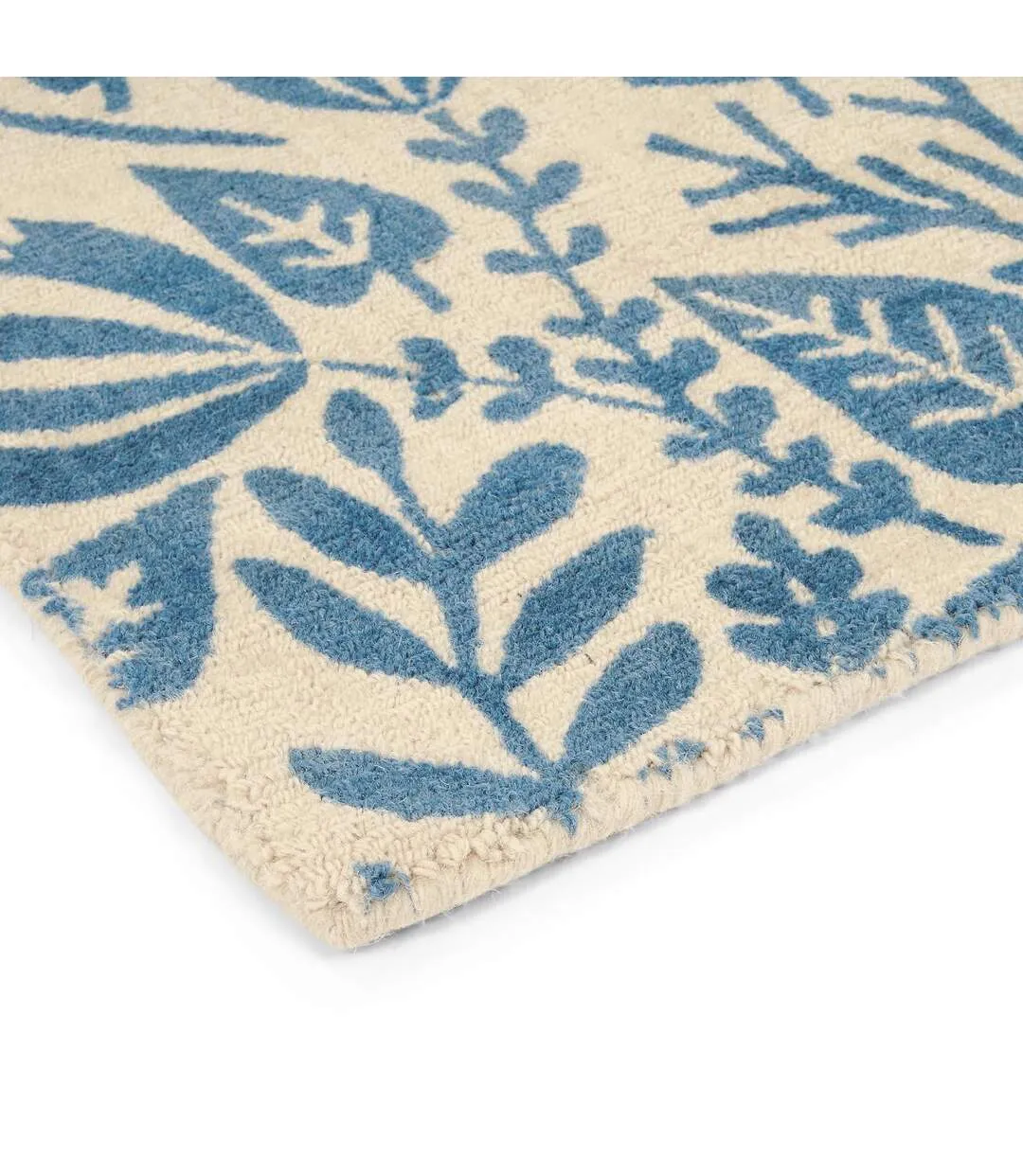 Tapis salon KELDA tissé main en laine