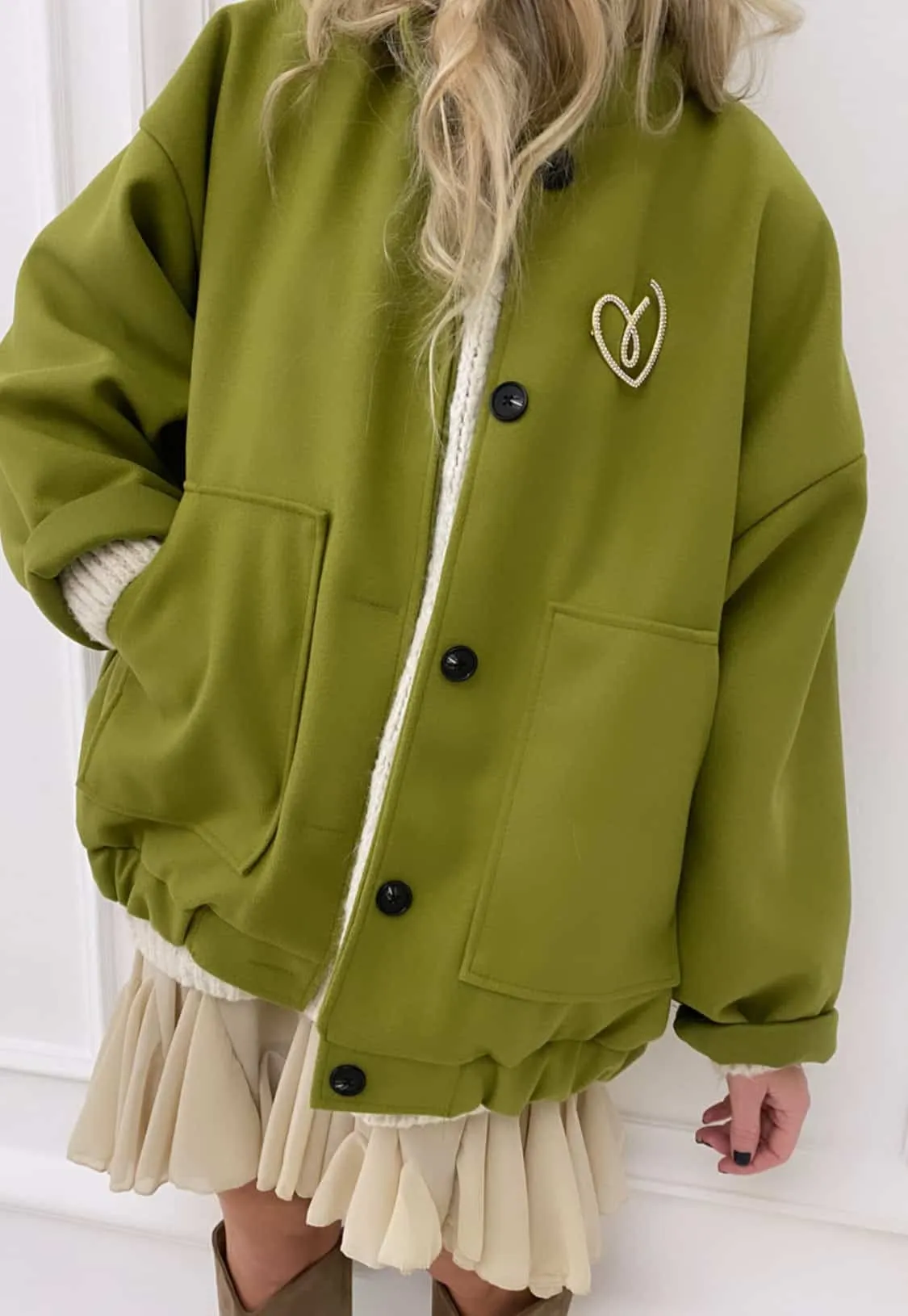 Veste bomber olive